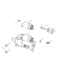 Kohler Cv732-3015 Starting System Diagram and Parts List for Z-FORCESZ60 (53FJD-53FJD050)(2015) Cub Cadet Lawn Tractor